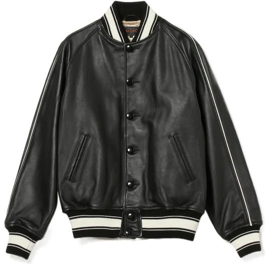 beams-black-leather-casual-sports-jacket-38-18-0291-202
