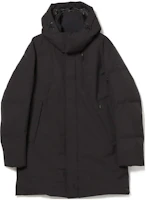 Beams Black Mid-Length Solid Hoodie Zip-Up Jacket Long Sleeve 24-19-0015-272 Beams Black Mid-Length Solid Hoodie Zip-Up Jacket Long Sleeve 24-19-0015-272