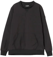 Beams Black Plain Crewneck Loose-Fit Long Sleeve Sweatshirt 84180010336-19 Beams Black Plain Crewneck Loose-Fit Long Sleeve Sweatshirt 84180010336-19