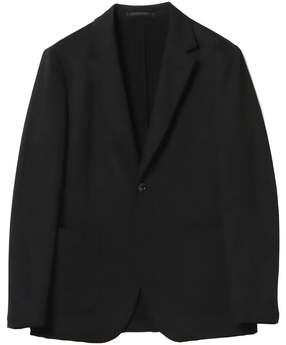 beams-black-solid-color-button-up-long-sleeve-jacket-4116001037519