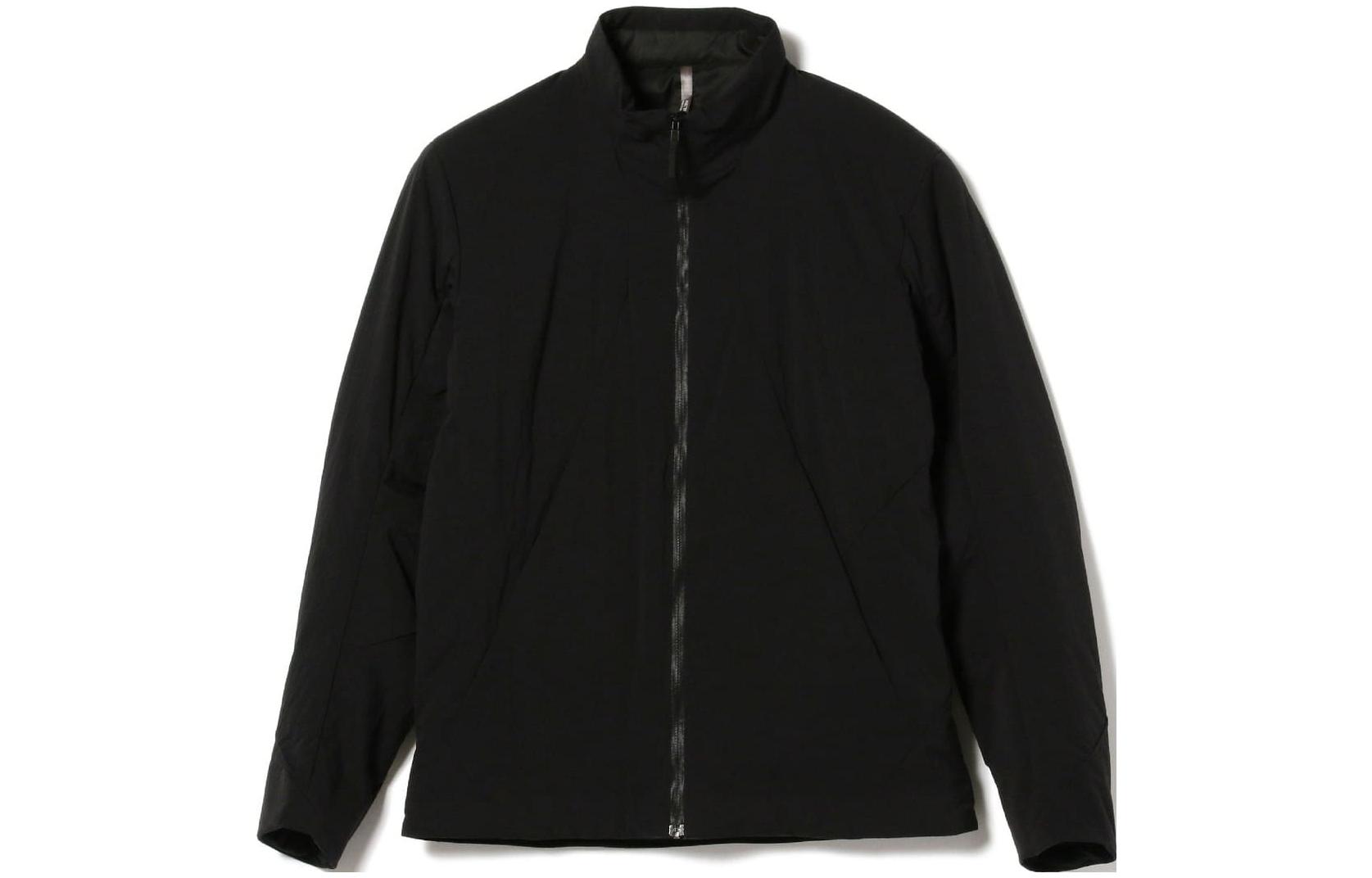 Beams Black Solid High Neck Zip-Up Jacket 23-18-1785-729