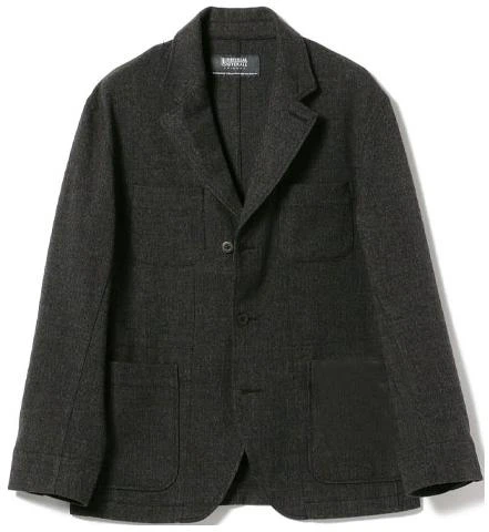 beams-black-solid-slim-fit-button-up-collar-long-sleeve-jacket-91-16-0294-498
