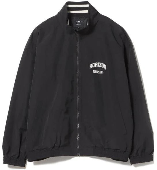 beams-black-stand-collar-loose-fit-solid-jacket-4218003463919