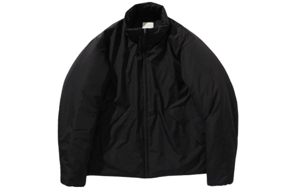 Beams Black Zip-Up Crewneck Jacket 9218009080319