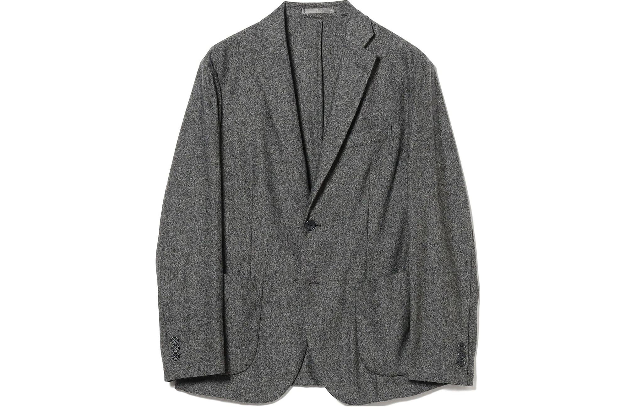 Beams by B:MING Grey Casual Single-Breasted Blazer Jacket 9116029980315
