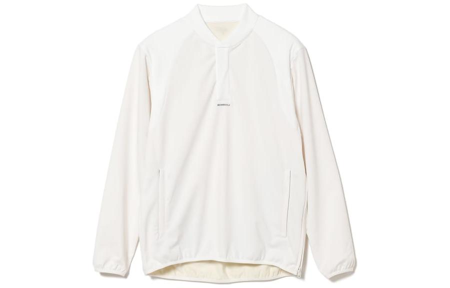 Beams Casual Letter Print Pullover Crewneck Long-Sleeve Jacket 82-18-0031-803