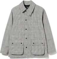 Beams Checkered Button-Up Long-Sleeve Jacket White/Black 9118002627790 Beams Checkered Button-Up Long-Sleeve Jacket White/Black 9118002627790