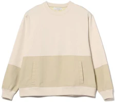Beams Colorblock Crewneck Sweatshirt Men 92-13-0290-286 Beams Colorblock Crewneck Sweatshirt Men 92-13-0290-286