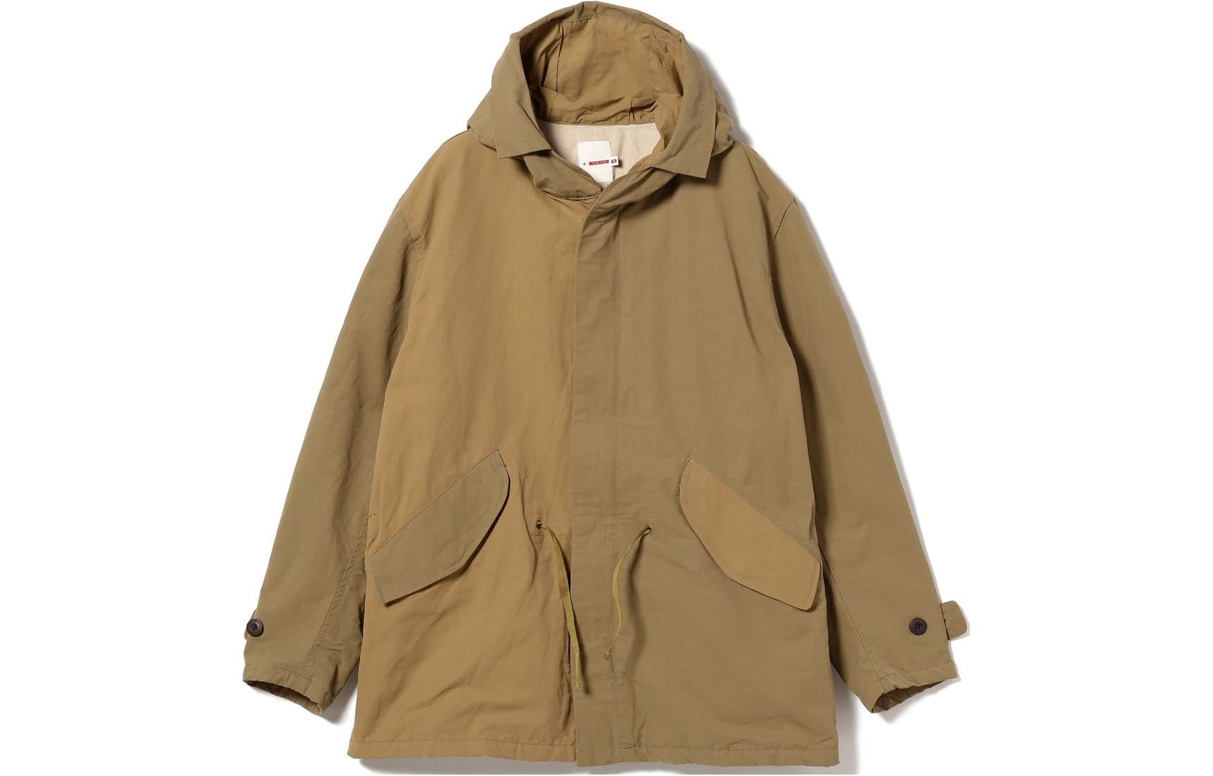 Beams Colorblock Hooded Loose Fit Jacket - 38-18-7036-965