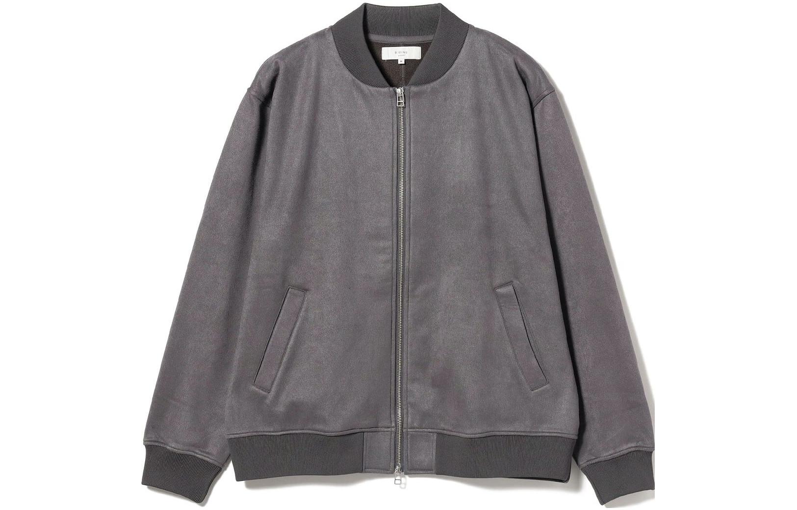 Beams Colorblock Loose Fit High Neck Zip-Up Jacket 92-18-0379-286