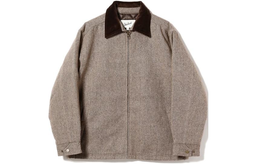 Beams Colorblock Loose Fit Zip-Up Jacket - Long Sleeve Outerwear 51-18-0085-089