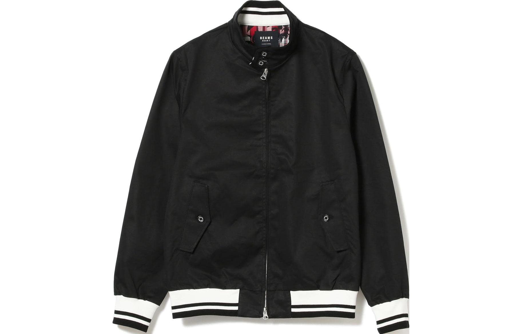 Beams Colorblock Zip-Up Jacket Black 4218024941319