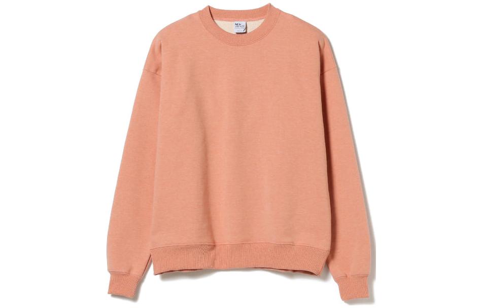 Beams Coral Oversized Crewneck Pullover Long-Sleeve Sweatshirt. 9213028814743