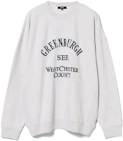 Beams Crewneck Letter Print Pullover Sweatshirt Light Gray. 4213006680310 Beams Crewneck Letter Print Pullover Sweatshirt Light Gray. 4213006680310