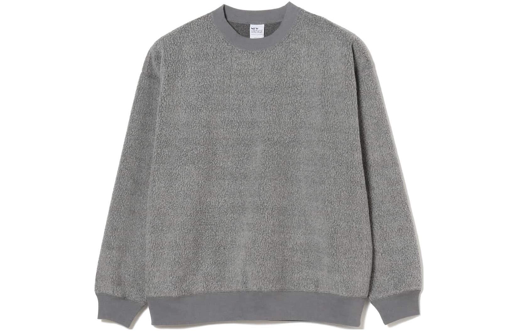 Beams Crewneck Pullover Sweatshirt Gray 9213001880319