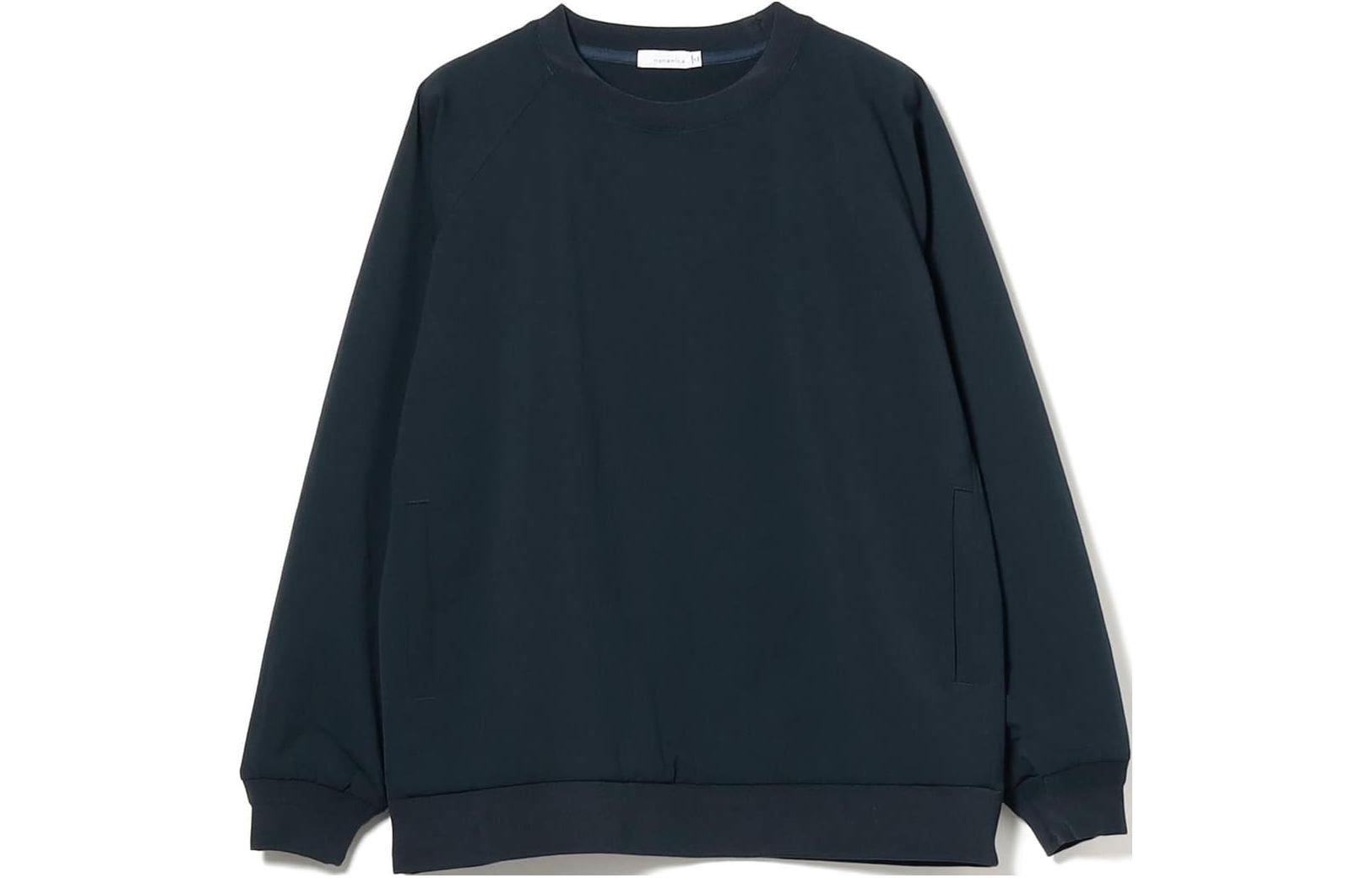 Beams Crewneck Pullover Sweatshirt Navy Blue Long Sleeve 36-13-0218-594