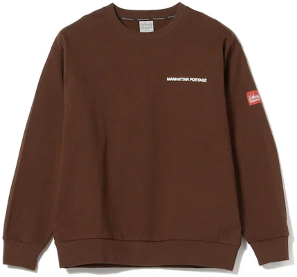 Beams Crewneck Sweatshirt with Embroidered Letter Logo Applique 92-13-0296-647 Buy Beams Crewneck Sweatshirt with Embroidered Letter Logo Applique 92-13-0296-647