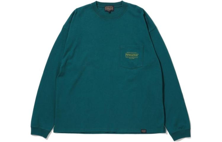 Beams Cross-Print Striped Crewneck Loose Sweatshirt - 92-10-0048-964