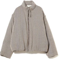 Beams Detachable Zip-Up Stand Collar Jacket Gray Long Sleeve 51-18-0057-967 Beams Detachable Zip-Up Stand Collar Jacket Gray Long Sleeve 51-18-0057-967