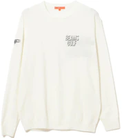 Beams Diana Gown Multicolor Letter Print Loose Long Sleeve Sweatshirt Men. 82-15-0013-647 Beams Diana Gown Multicolor Letter Print Loose Long Sleeve Sweatshirt Men. 82-15-0013-647