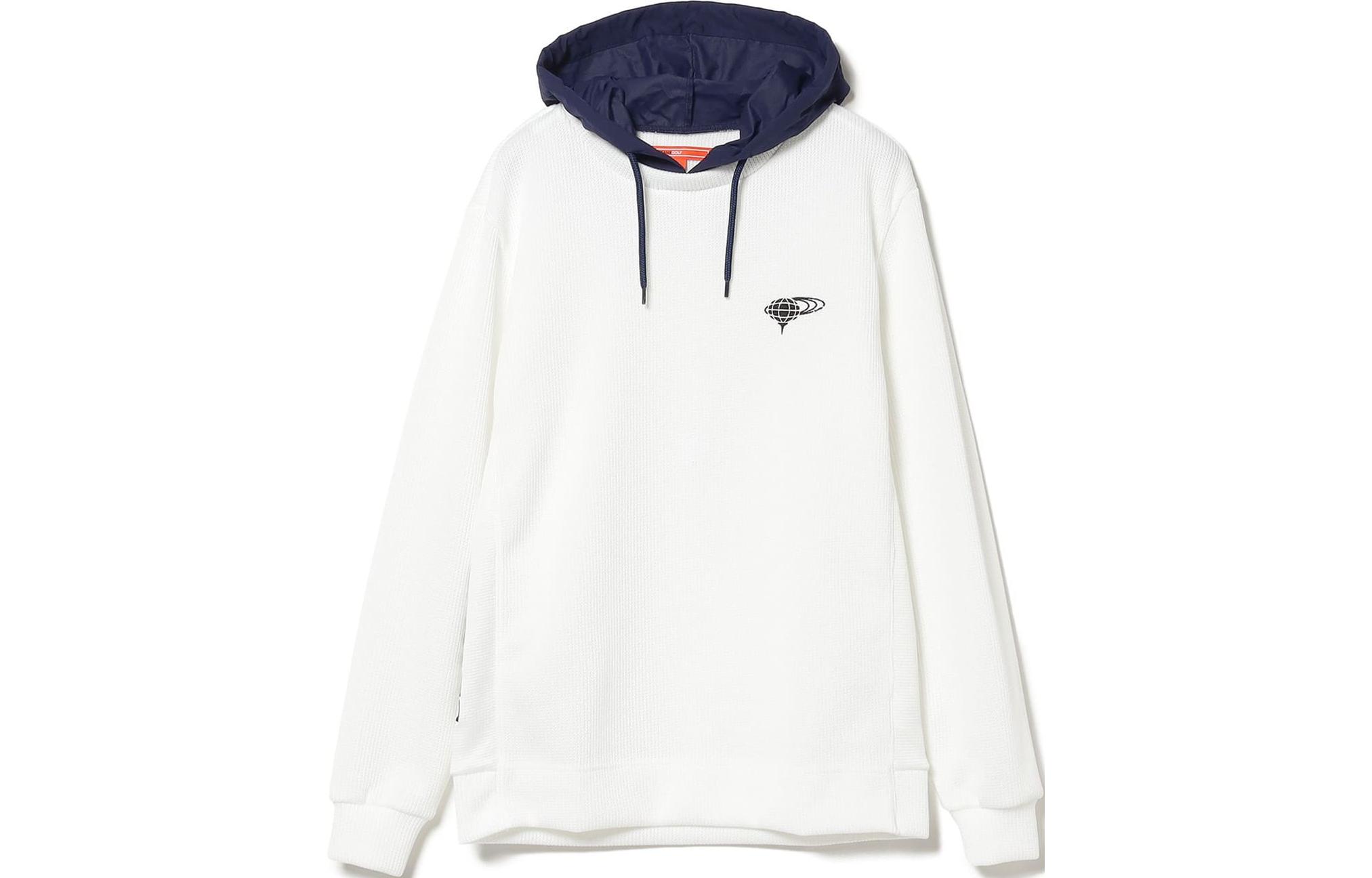 Beams Embroidered Logo Pullover Hoodie Long Sleeve 82-13-0216-444
