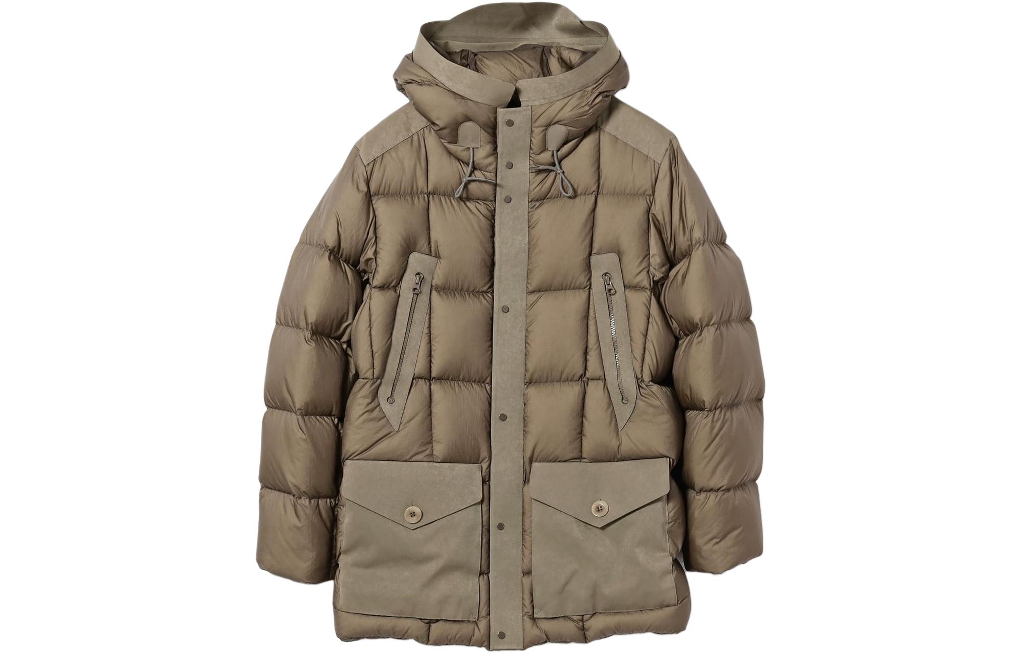 Beams Fitted Gray Zip Hoodie Jacket with Long Sleeves 24-18-0175-988