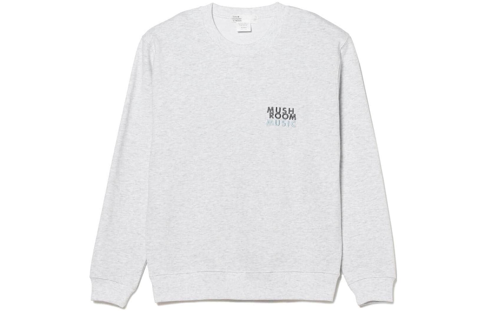 Beams FW22 Plain Logo Embroidered Crewneck Pullover Sweatshirt 58-13-0042-191