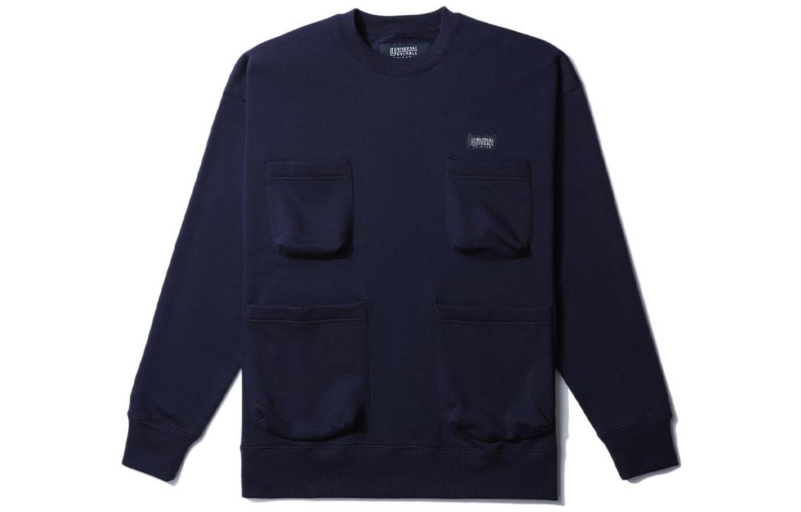 Beams FW22 Plain Pocket Crewneck Pullover Sweatshirt Mens 4BESW134459XH