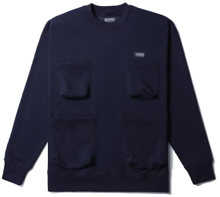 Beams FW22 素面口袋圓領套頭衫 男款 長袖上衣 4BESW134459XH Buy Beams FW22 素面口袋圓領套頭衫 男款 長袖上衣 4BESW134459XH