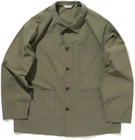 Beams FW22 Solid Color Button-Up Shirt Jacket for Men 11-18-0472-803 Beams FW22 Solid Color Button-Up Shirt Jacket for Men 11-18-0472-803