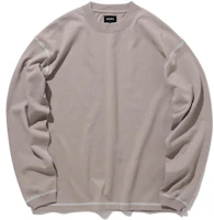 Beams FW22 Solid Color Embroidered Crewneck Pullover Sweatshirt 11-14-0123-120 Beams FW22 Solid Color Embroidered Crewneck Pullover Sweatshirt 11-14-0123-120