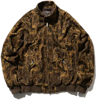 Beams FW23 Corduroy Harrington Jacket Floral Print Long Sleeve 38-18-0390-803 Beams FW23 Corduroy Harrington Jacket Floral Print Long Sleeve 38-18-0390-803