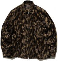 Beams FW23 Full-Print Zip Jacket BLACK 38-18-0388-139 Beams FW23 Full-Print Zip Jacket BLACK 38-18-0388-139