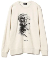 Beams FW23 Graphic Crewneck Pullover Long Sleeve Sweatshirt Off-White 75-13-0527-214 Beams FW23 Graphic Crewneck Pullover Long Sleeve Sweatshirt Off-White 75-13-0527-214