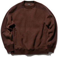 Beams FW23 Solid Color Fleece Crewneck Sweatshirt 38-13-0186-156 Beams FW23 Solid Color Fleece Crewneck Sweatshirt 38-13-0186-156