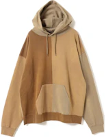 Beams FW24 Loose Fit Colorblock Hoodie Light Brown. 11-13-0939-146-20 Beams FW24 Loose Fit Colorblock Hoodie Light Brown. 11-13-0939-146-20