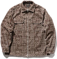 Beams Geometric Pattern Full-Print Zip Jacket 38-18-0285-139 Beams Geometric Pattern Full-Print Zip Jacket 38-18-0285-139