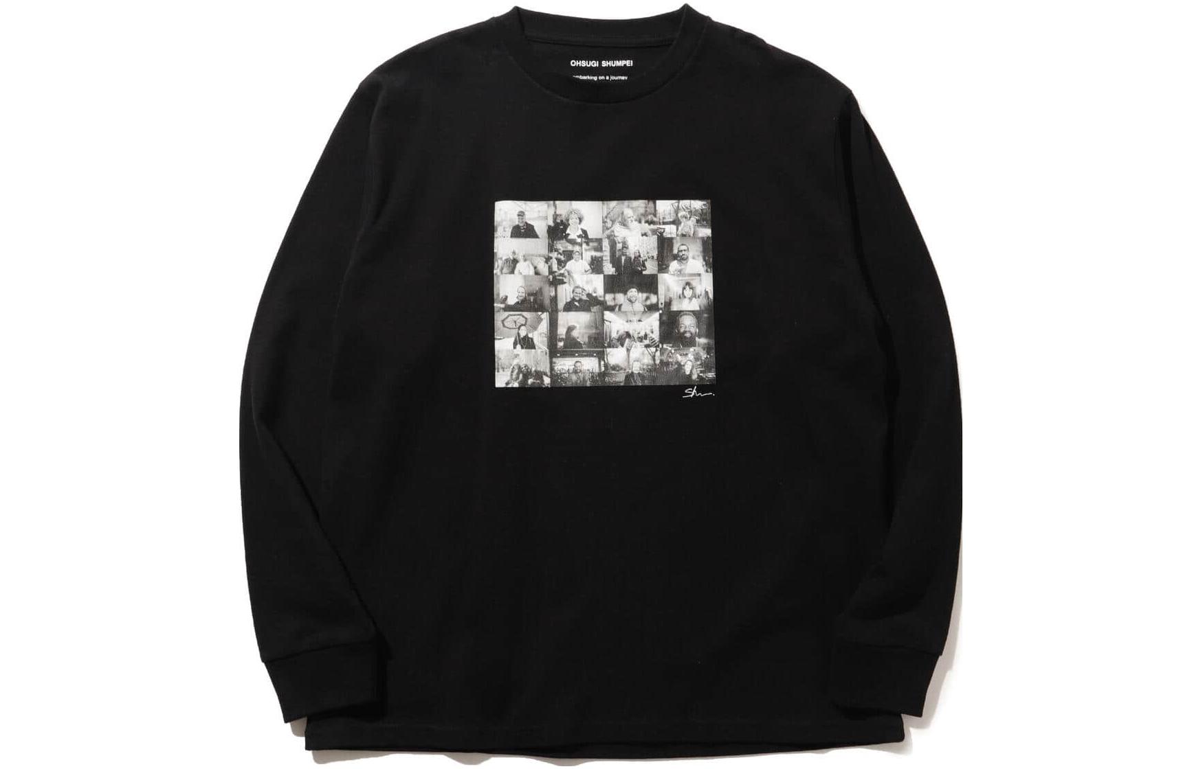 Beams Graphic Print Crewneck Long Sleeve Sweatshirt 92-10-0035-147