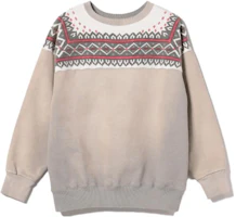 Beams Gray Crewneck Long-Sleeve Pullover Sweatshirt 11-13-0496-776 Beams Gray Crewneck Long-Sleeve Pullover Sweatshirt 11-13-0496-776