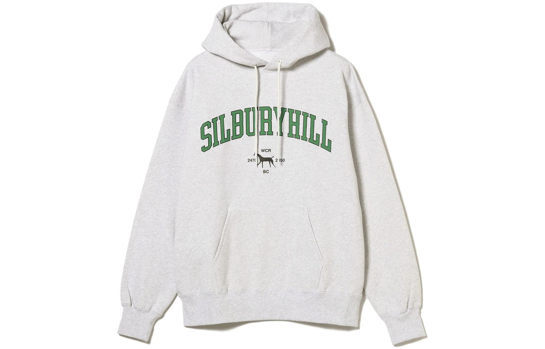 Beams Gray Hoodie with Letter Graphic Long Sleeves. 7513056114610