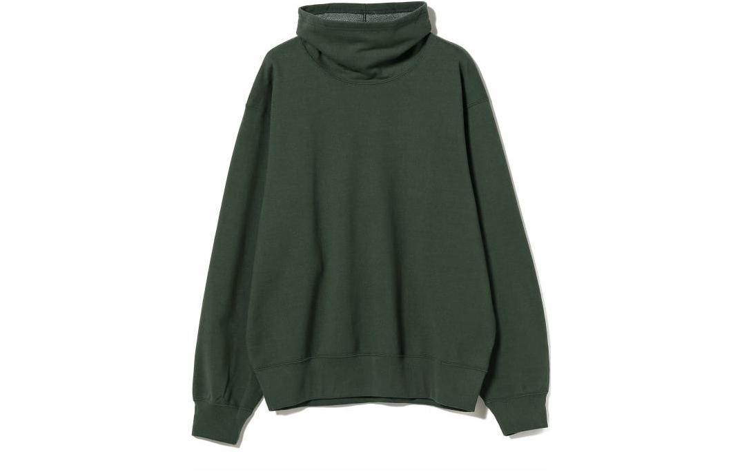 Beams Green High-Neck Long Sleeve Sweatshirt 36-13-0227-177