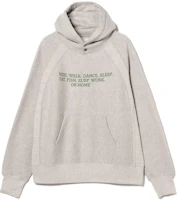 Beams Grey Hoodie with Letter Print - Pullover Long Sleeve 36-13-0216-334 Beams Grey Hoodie with Letter Print - Pullover Long Sleeve 36-13-0216-334