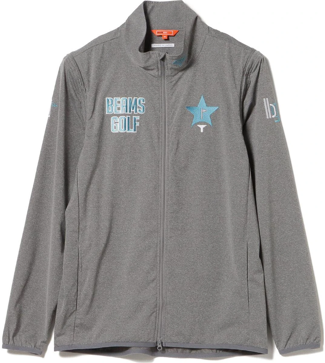 beams-grey-zipper-letter-print-long-sleeve-jacket-82-18-0017-444