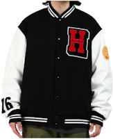 Beams Heart Colorblock Baseball Collar Button Casual Jacket 42-18-0047-195 Beams Heart Colorblock Baseball Collar Button Casual Jacket 42-18-0047-195