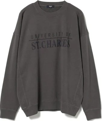 Beams HEART Graphic Crewneck Sweatshirt Charcoal Grey 4213006680317 Buy Beams HEART Graphic Crewneck Sweatshirt Charcoal Grey 4213006680317