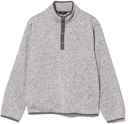 beams-heart-gray-half-button-stand-collar-loose-sweatshirt-4213007014710