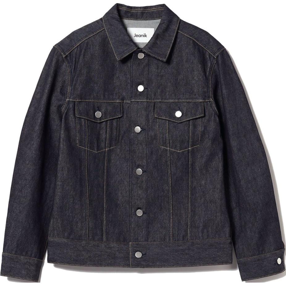Beams Indigo Denim Jacket Single-Breasted Long-Sleeve 21-18-0764-752
