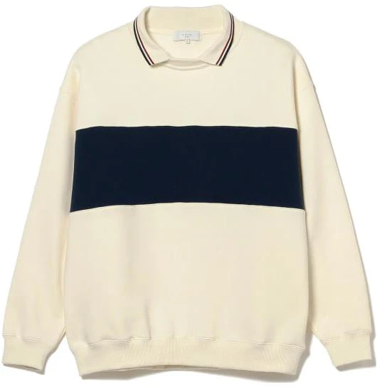 beams-ivory-white-striped-print-loose-fit-long-sleeve-sweatshirt-9213032889806