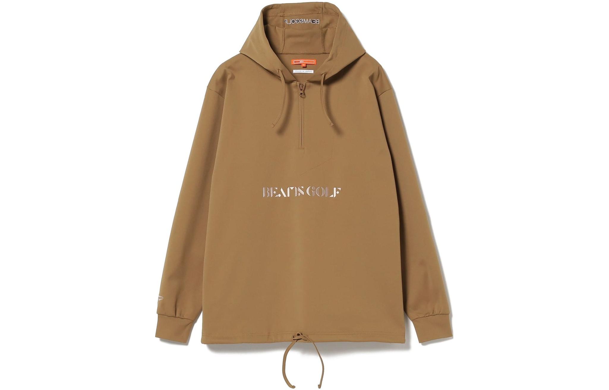 Beams Letter Graphic Print Hoodie 82130053444