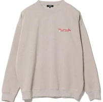 Beams Letter Landscape Print Crewneck Pullover Sweatshirt Long Sleeve 42-13-0064-639 Beams Letter Landscape Print Crewneck Pullover Sweatshirt Long Sleeve 42-13-0064-639